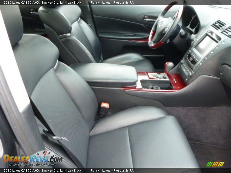 2010 Lexus GS 350 AWD Smokey Granite Mica / Black Photo #16