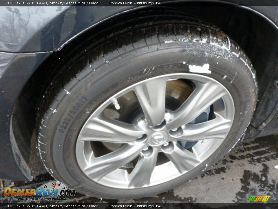 2010 Lexus GS 350 AWD Smokey Granite Mica / Black Photo #18