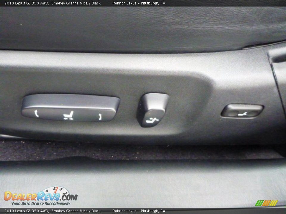 2010 Lexus GS 350 AWD Smokey Granite Mica / Black Photo #20