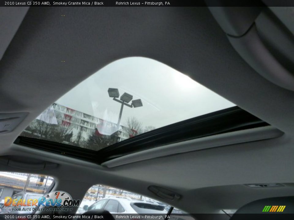2010 Lexus GS 350 AWD Smokey Granite Mica / Black Photo #21