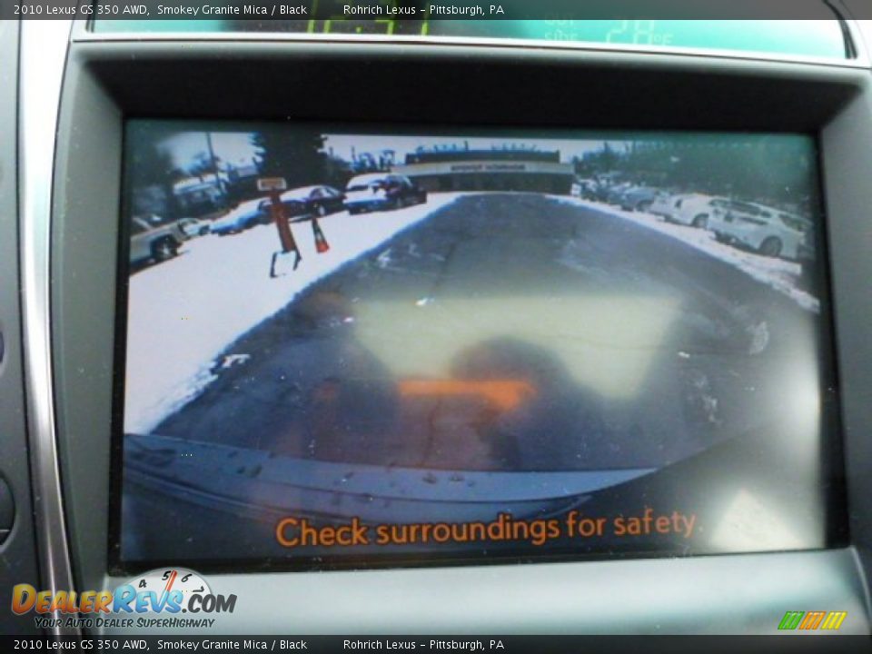 2010 Lexus GS 350 AWD Smokey Granite Mica / Black Photo #22