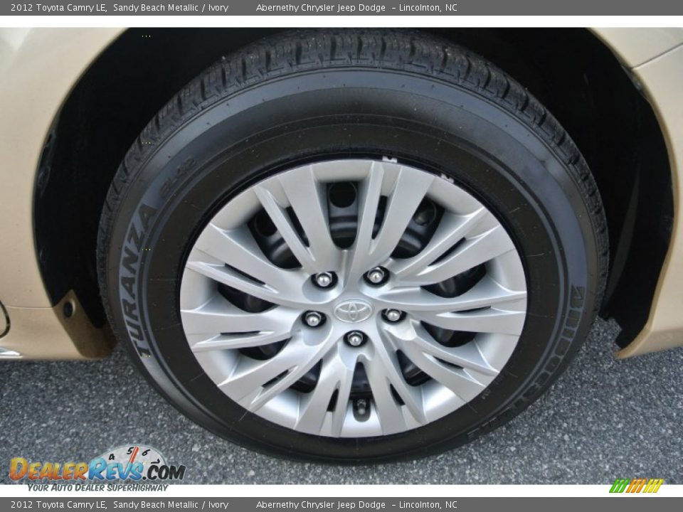 2012 Toyota Camry LE Sandy Beach Metallic / Ivory Photo #23