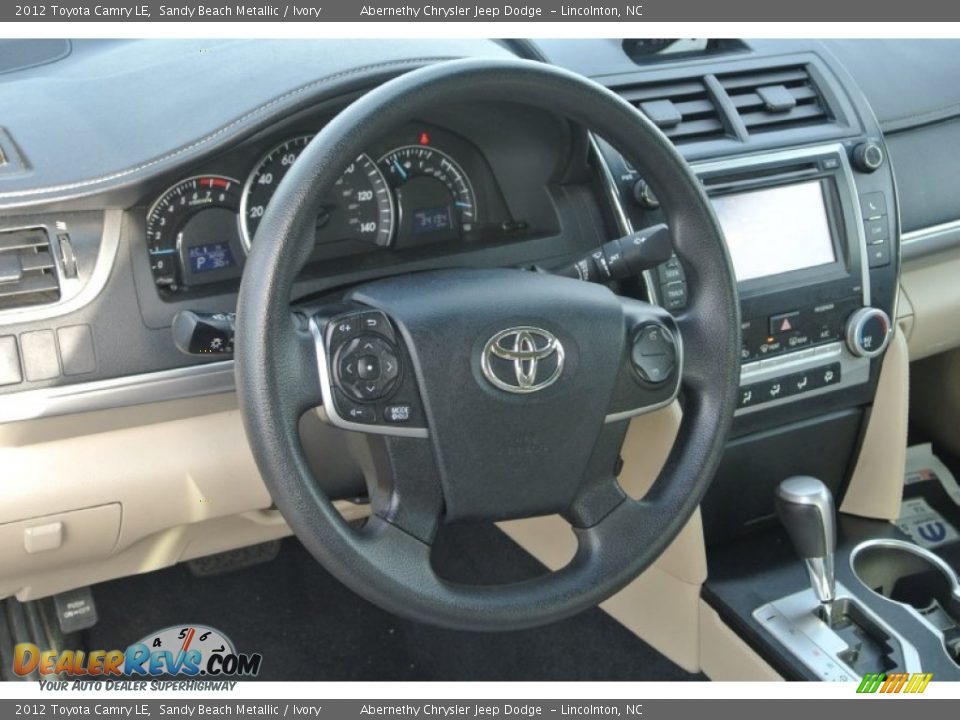 2012 Toyota Camry LE Sandy Beach Metallic / Ivory Photo #25
