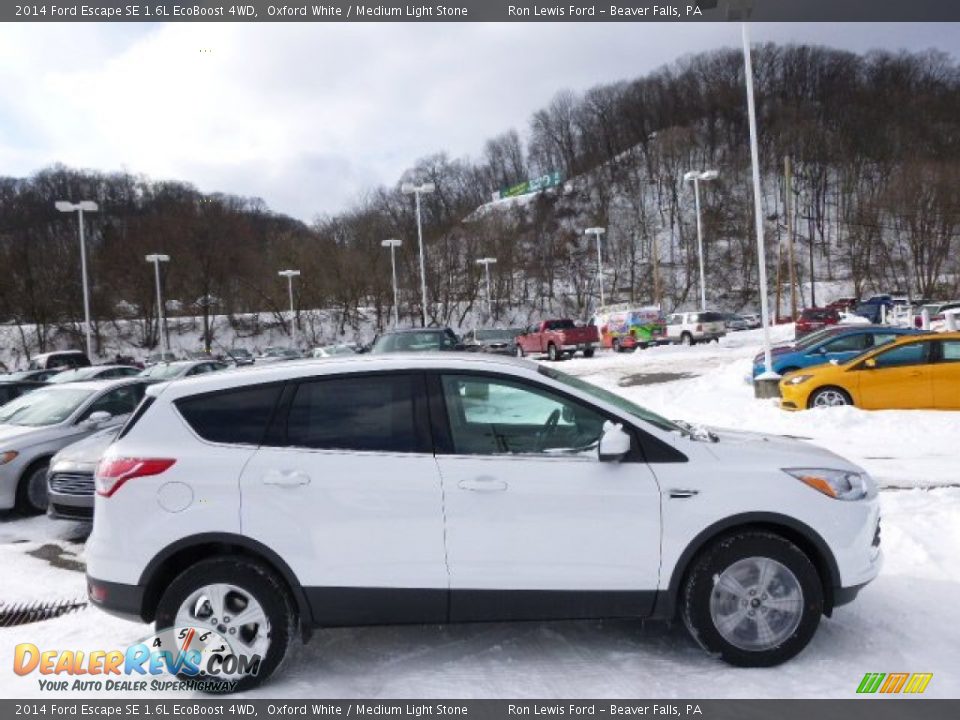 2014 Ford Escape SE 1.6L EcoBoost 4WD Oxford White / Medium Light Stone Photo #1