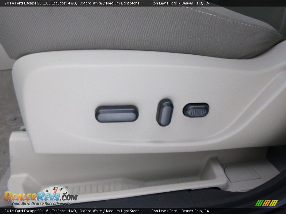 2014 Ford Escape SE 1.6L EcoBoost 4WD Oxford White / Medium Light Stone Photo #15