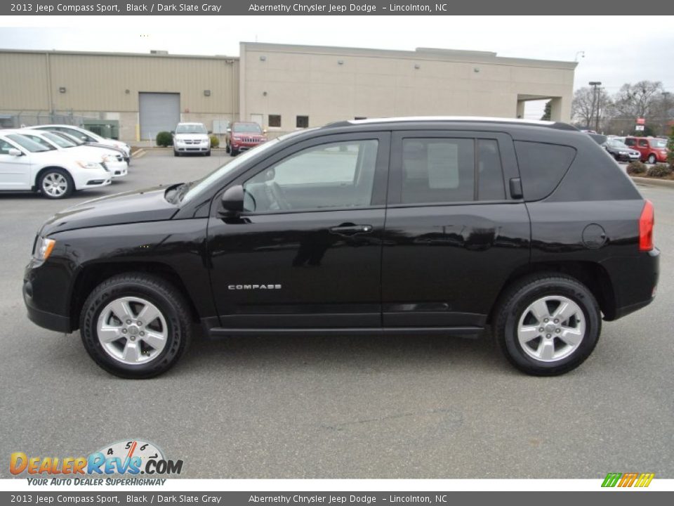 2013 Jeep Compass Sport Black / Dark Slate Gray Photo #3