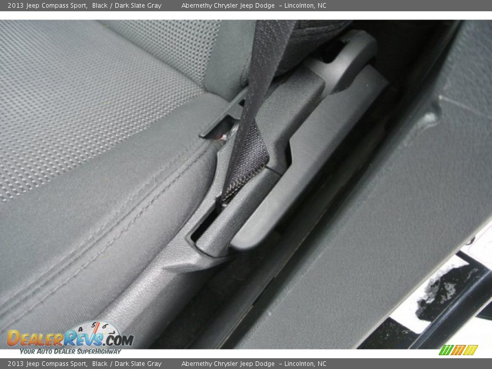 2013 Jeep Compass Sport Black / Dark Slate Gray Photo #9