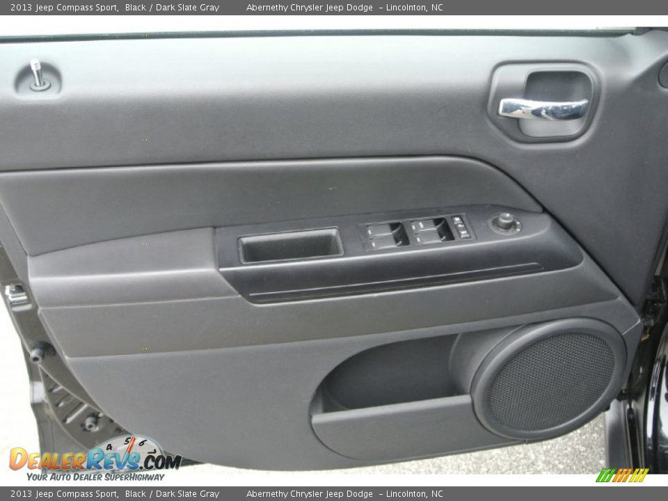2013 Jeep Compass Sport Black / Dark Slate Gray Photo #10