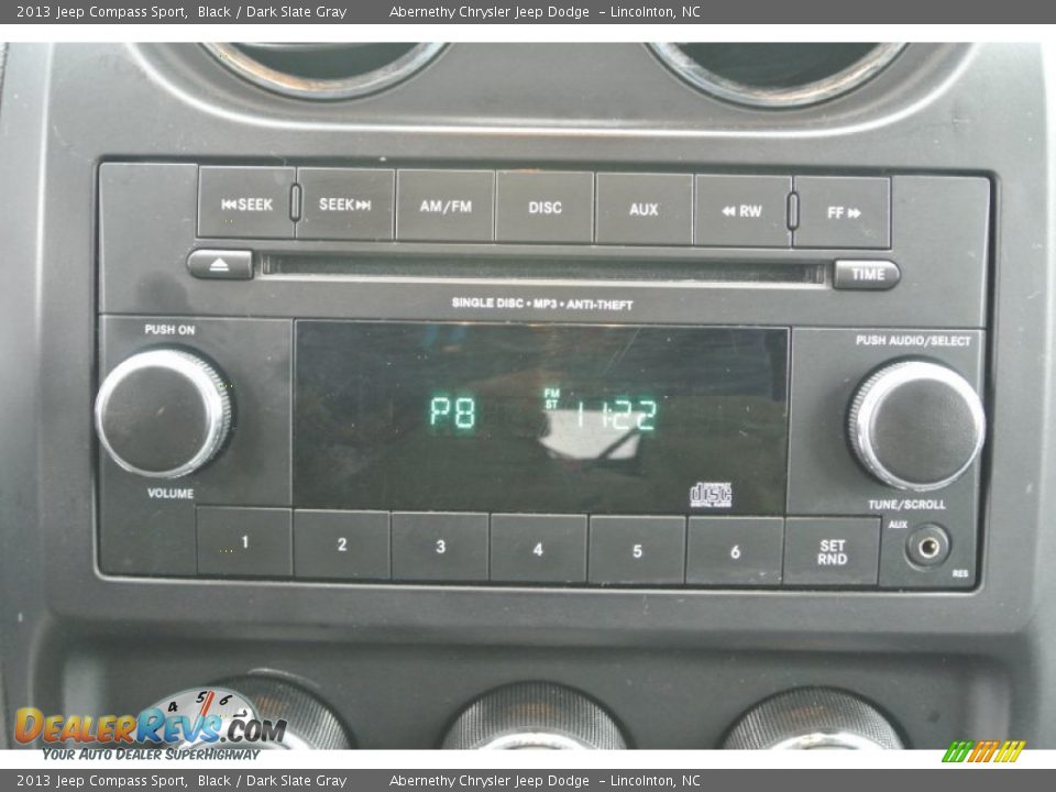2013 Jeep Compass Sport Black / Dark Slate Gray Photo #14
