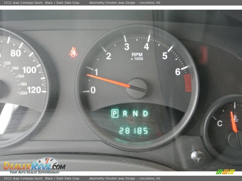 2013 Jeep Compass Sport Black / Dark Slate Gray Photo #15