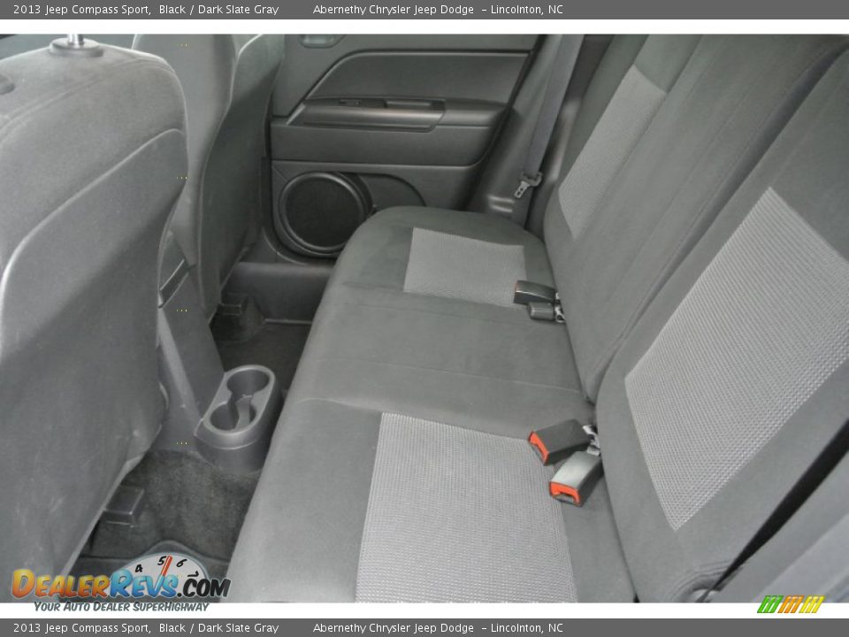 2013 Jeep Compass Sport Black / Dark Slate Gray Photo #17