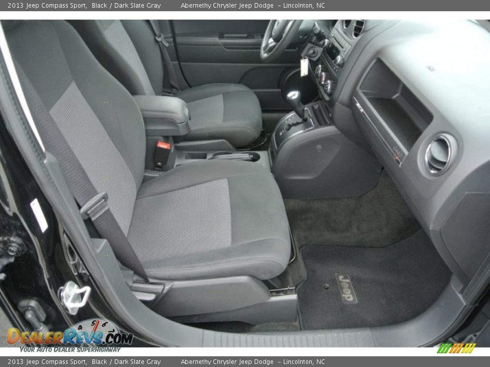 2013 Jeep Compass Sport Black / Dark Slate Gray Photo #19