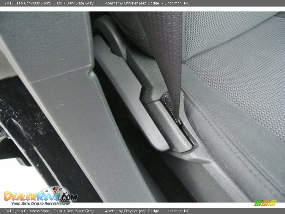 2013 Jeep Compass Sport Black / Dark Slate Gray Photo #20