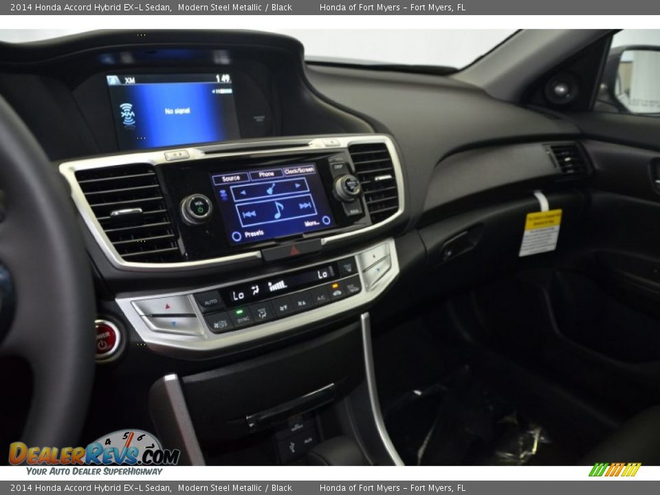 2014 Honda Accord Hybrid EX-L Sedan Modern Steel Metallic / Black Photo #13