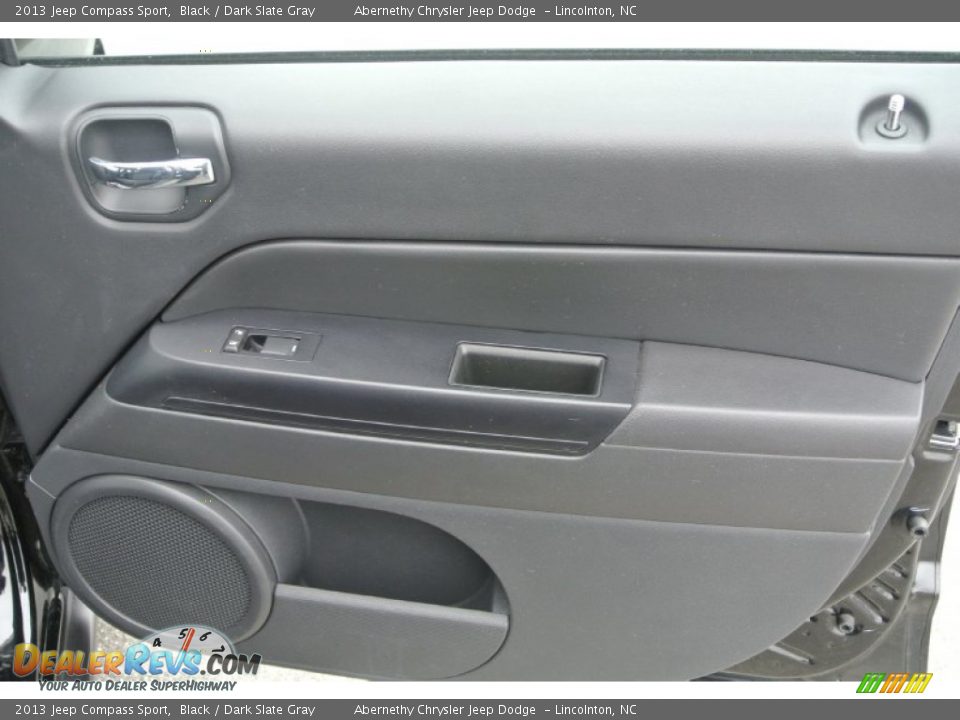 2013 Jeep Compass Sport Black / Dark Slate Gray Photo #21