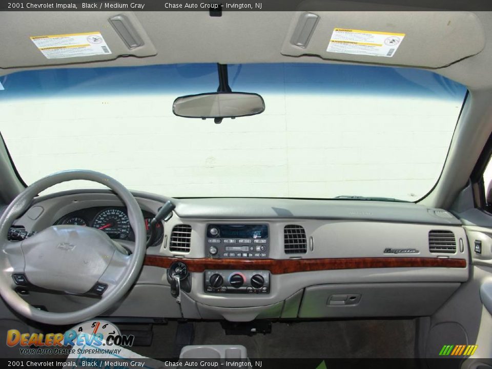 2001 Chevrolet Impala Black / Medium Gray Photo #20