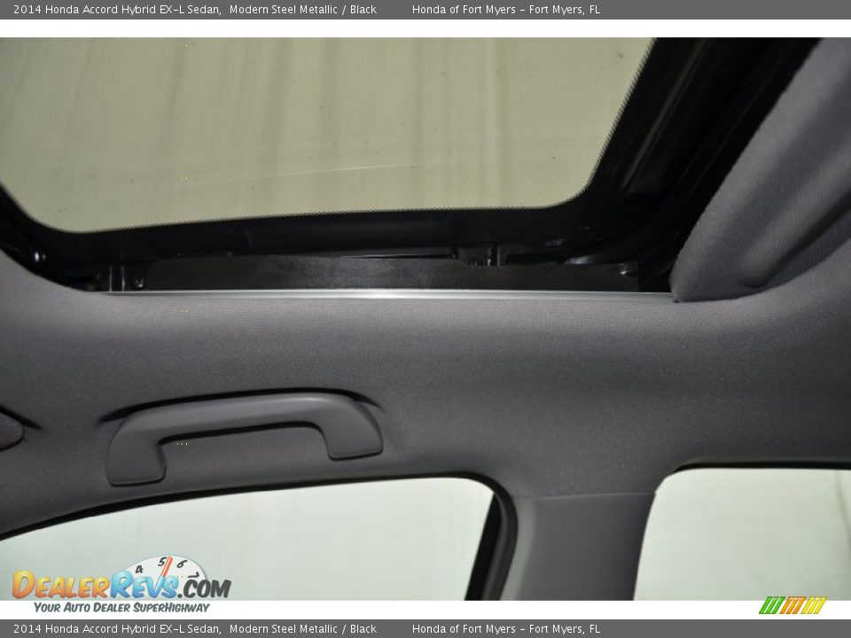 2014 Honda Accord Hybrid EX-L Sedan Modern Steel Metallic / Black Photo #14
