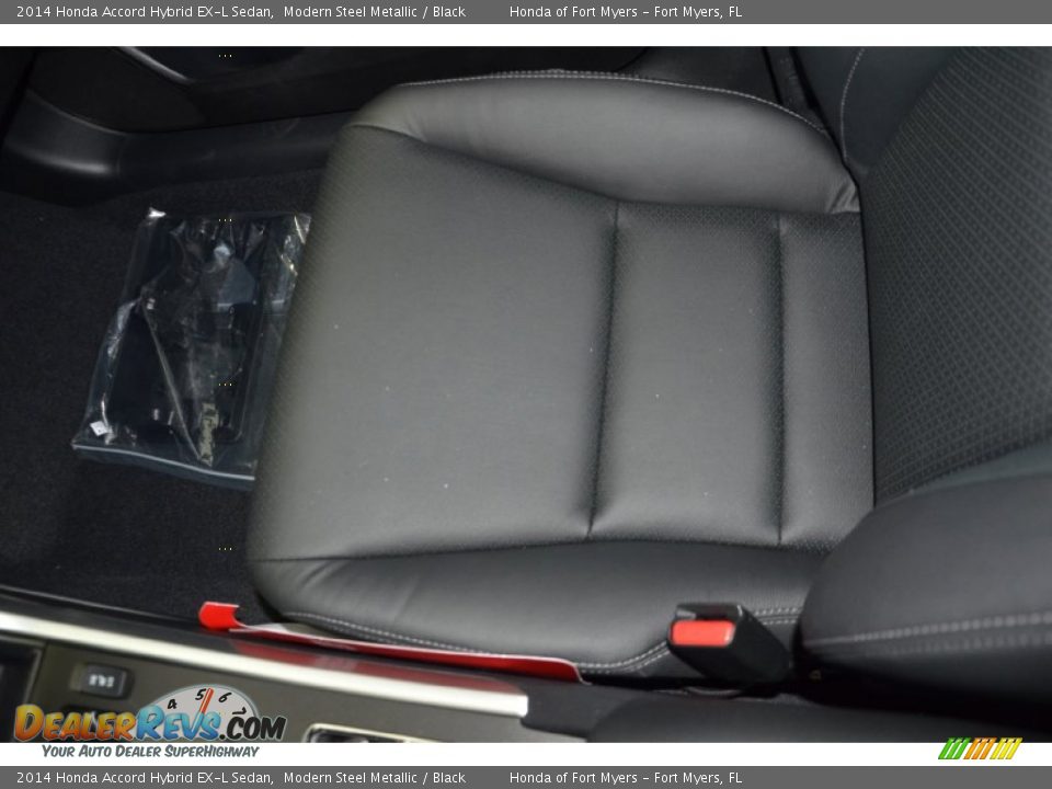 2014 Honda Accord Hybrid EX-L Sedan Modern Steel Metallic / Black Photo #15