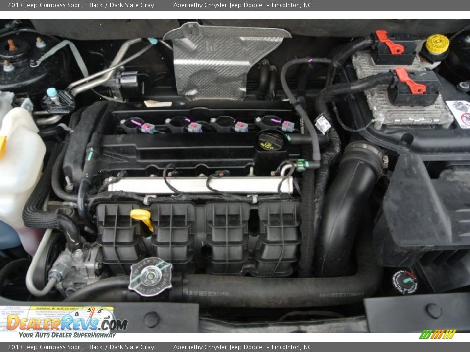 2013 Jeep Compass Sport Black / Dark Slate Gray Photo #23