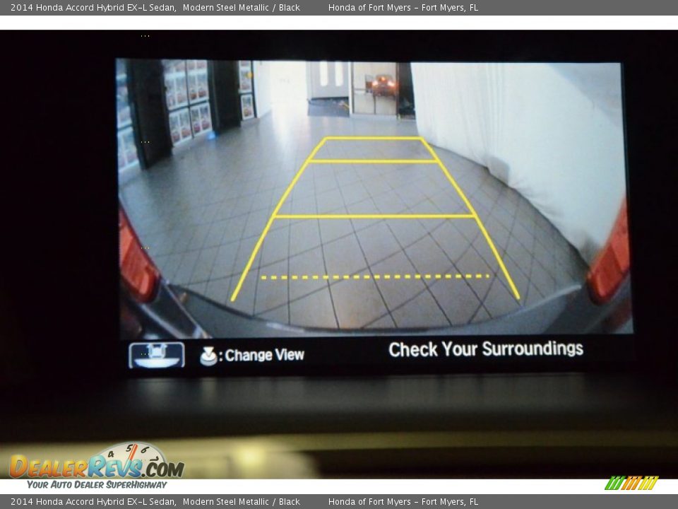 2014 Honda Accord Hybrid EX-L Sedan Modern Steel Metallic / Black Photo #21