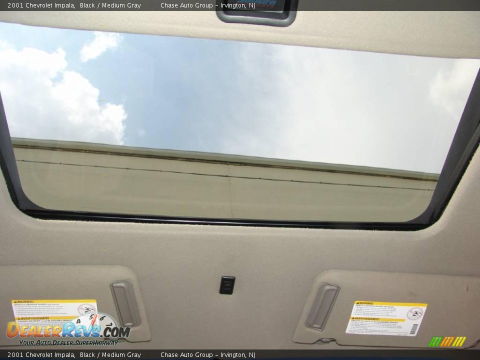 2001 Chevrolet Impala Black / Medium Gray Photo #22