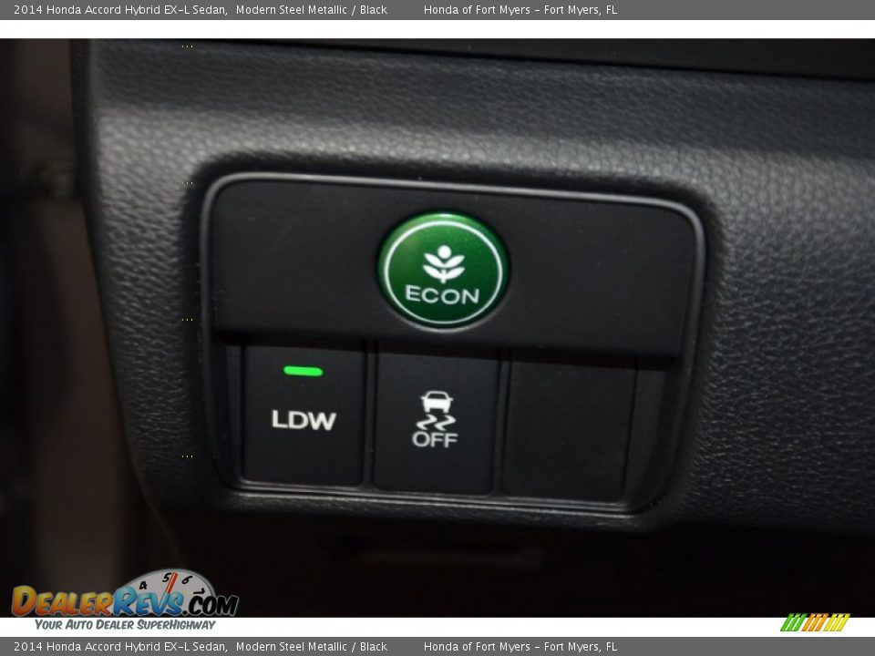 2014 Honda Accord Hybrid EX-L Sedan Modern Steel Metallic / Black Photo #29