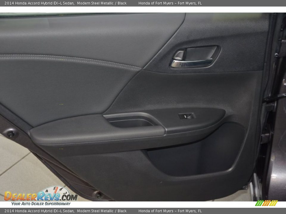 2014 Honda Accord Hybrid EX-L Sedan Modern Steel Metallic / Black Photo #30