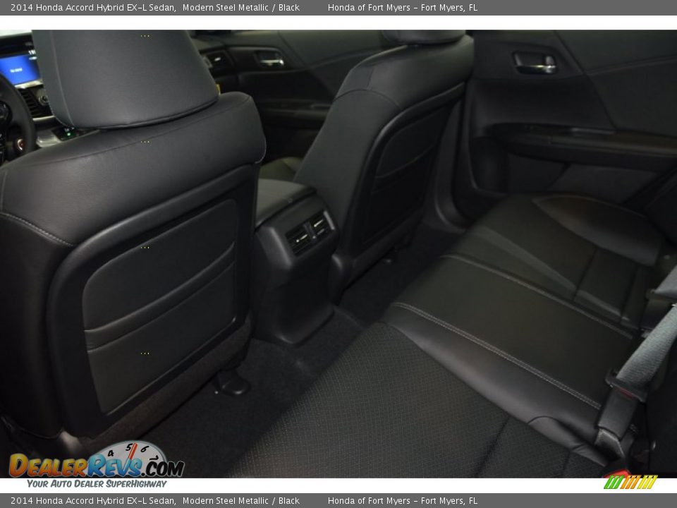 2014 Honda Accord Hybrid EX-L Sedan Modern Steel Metallic / Black Photo #31
