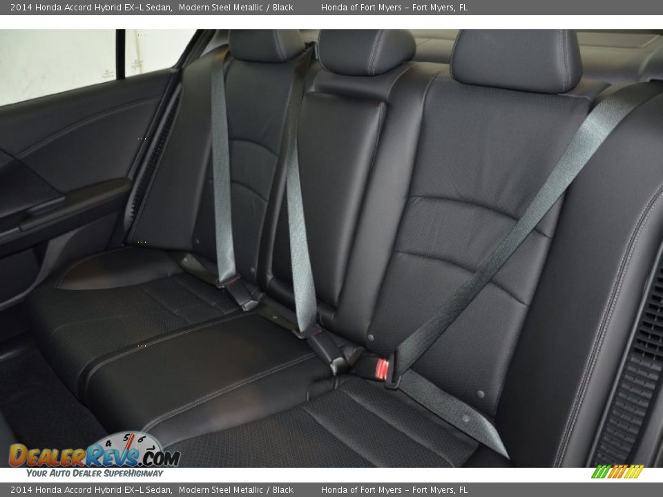2014 Honda Accord Hybrid EX-L Sedan Modern Steel Metallic / Black Photo #32
