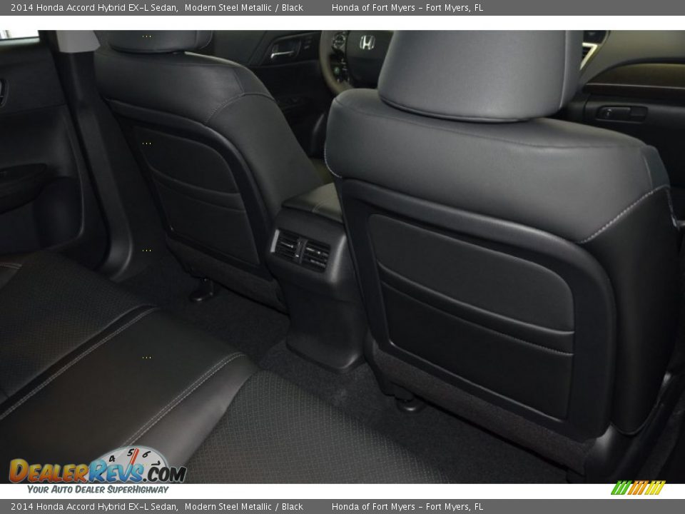 2014 Honda Accord Hybrid EX-L Sedan Modern Steel Metallic / Black Photo #34