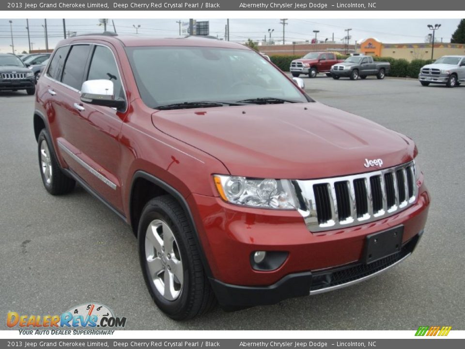 2013 Jeep Grand Cherokee Limited Deep Cherry Red Crystal Pearl / Black Photo #2