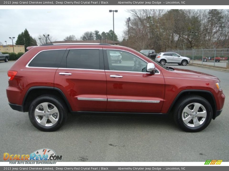 2013 Jeep Grand Cherokee Limited Deep Cherry Red Crystal Pearl / Black Photo #3