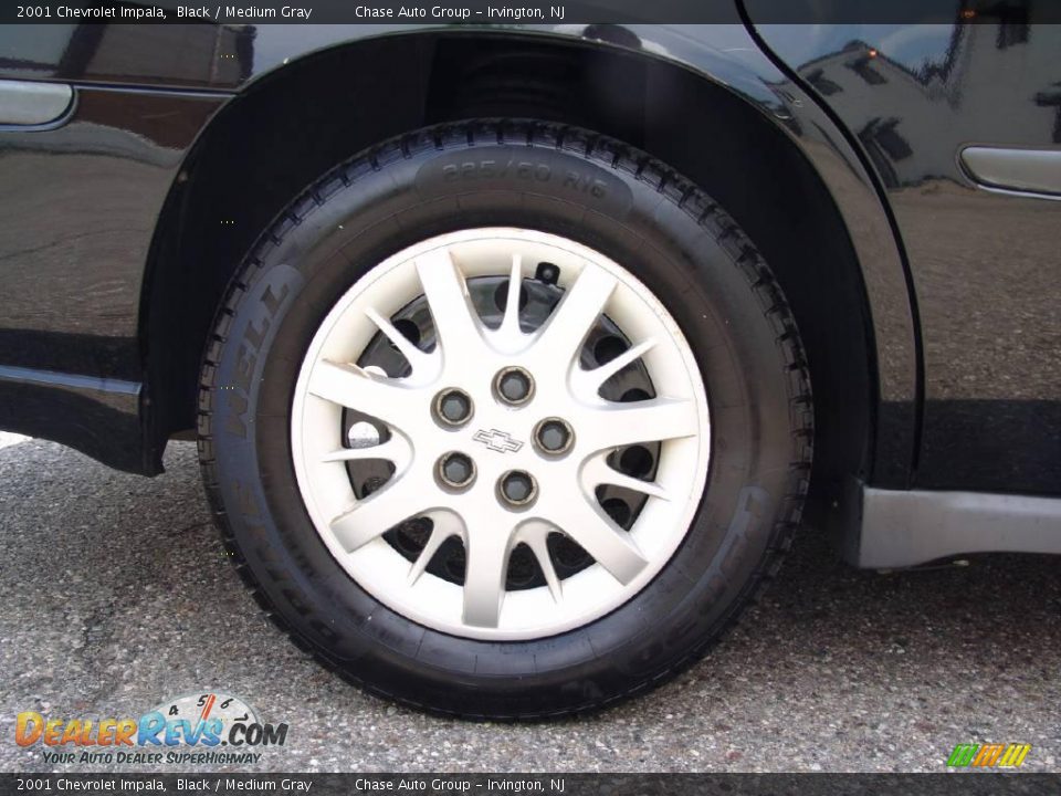 2001 Chevrolet Impala Black / Medium Gray Photo #29