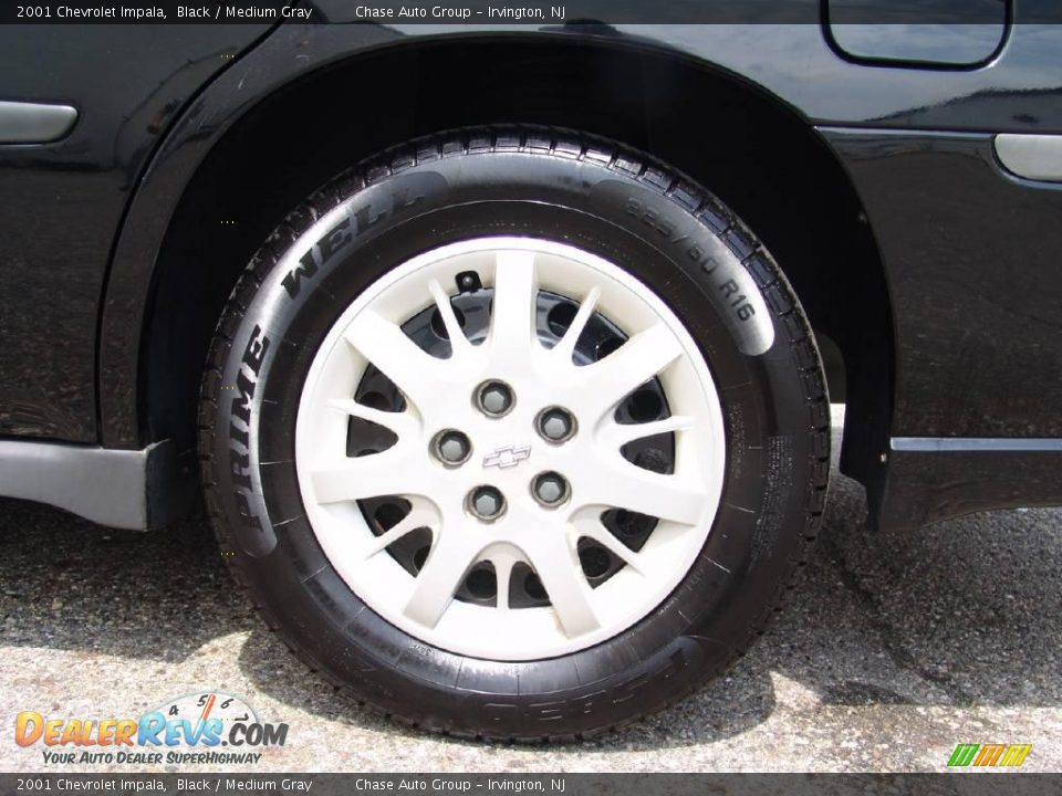 2001 Chevrolet Impala Black / Medium Gray Photo #30