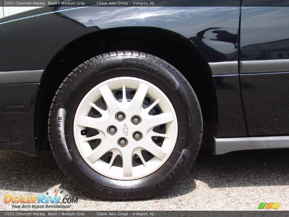 2001 Chevrolet Impala Black / Medium Gray Photo #31