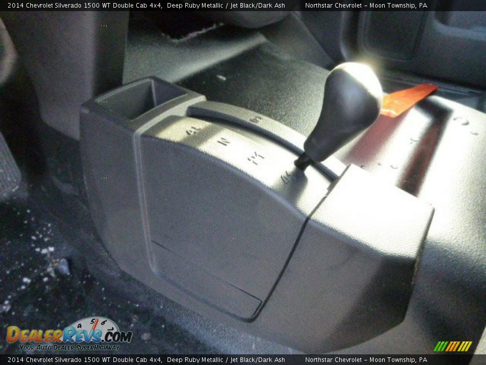 2014 Chevrolet Silverado 1500 WT Double Cab 4x4 Deep Ruby Metallic / Jet Black/Dark Ash Photo #15