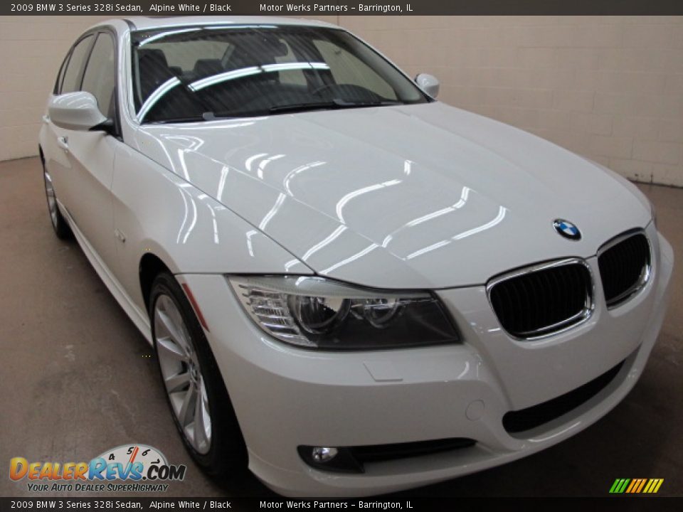 2009 BMW 3 Series 328i Sedan Alpine White / Black Photo #1