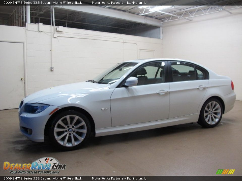 2009 BMW 3 Series 328i Sedan Alpine White / Black Photo #4