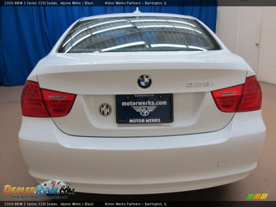 2009 BMW 3 Series 328i Sedan Alpine White / Black Photo #6