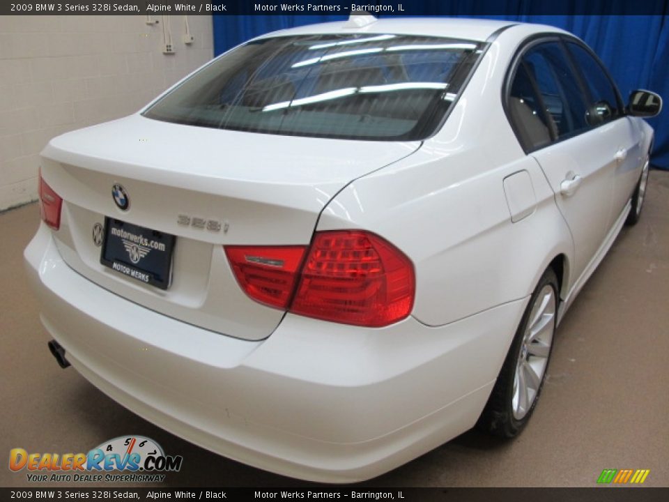 2009 BMW 3 Series 328i Sedan Alpine White / Black Photo #7