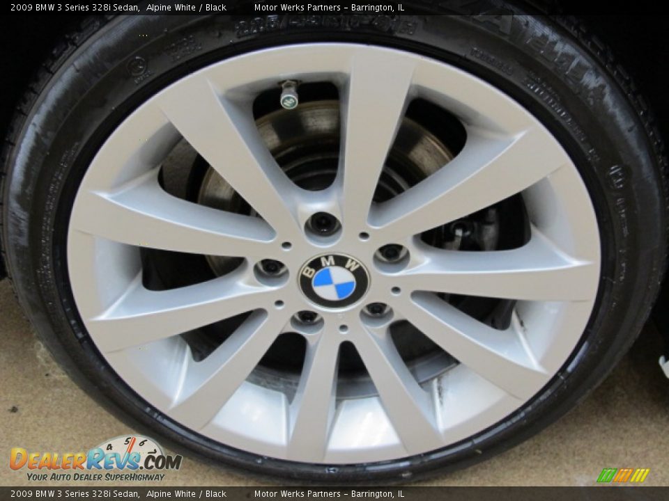2009 BMW 3 Series 328i Sedan Alpine White / Black Photo #12
