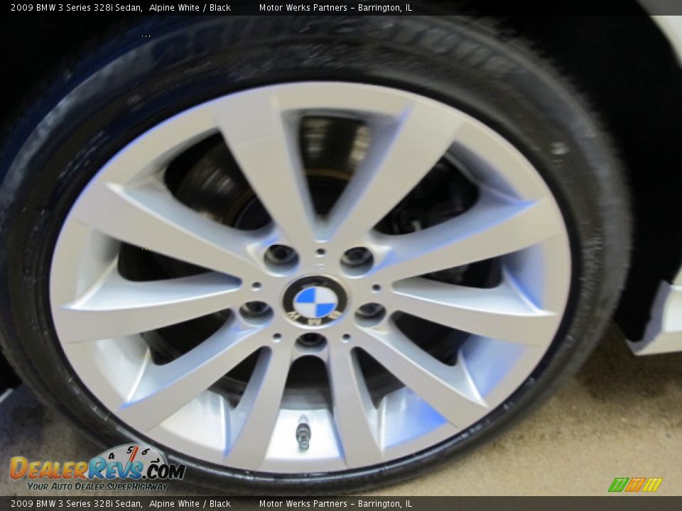 2009 BMW 3 Series 328i Sedan Alpine White / Black Photo #14