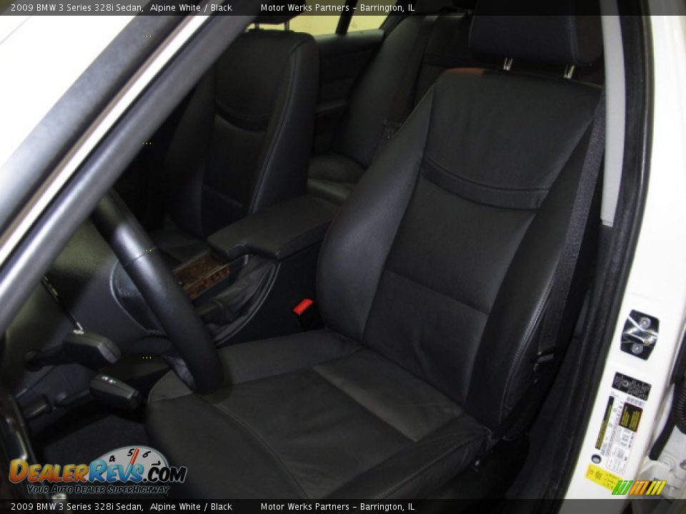2009 BMW 3 Series 328i Sedan Alpine White / Black Photo #16