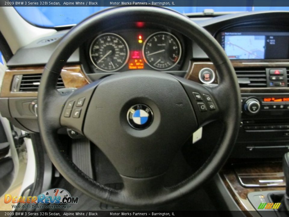 2009 BMW 3 Series 328i Sedan Steering Wheel Photo #31