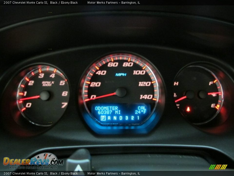 2007 Chevrolet Monte Carlo SS Black / Ebony Black Photo #24