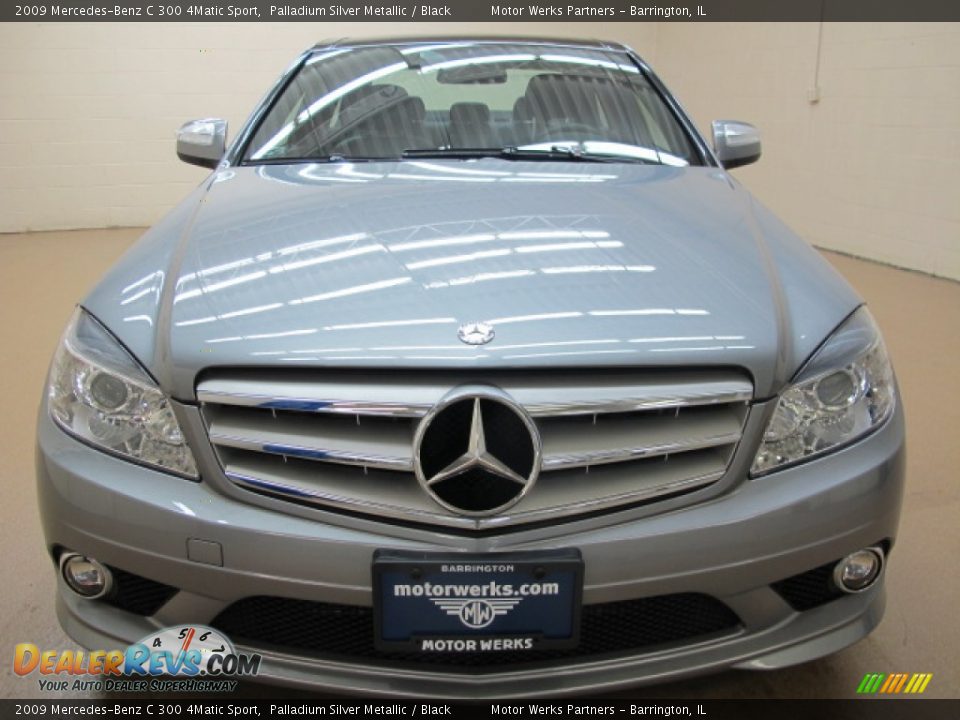 2009 Mercedes-Benz C 300 4Matic Sport Palladium Silver Metallic / Black Photo #2