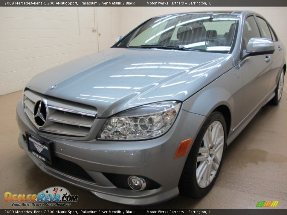 2009 Mercedes-Benz C 300 4Matic Sport Palladium Silver Metallic / Black Photo #3