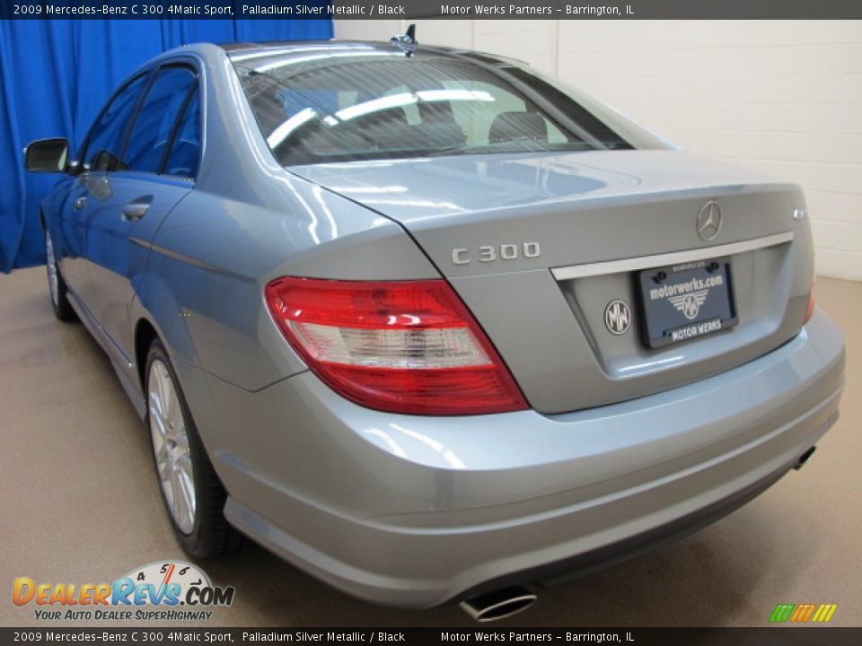 2009 Mercedes-Benz C 300 4Matic Sport Palladium Silver Metallic / Black Photo #5