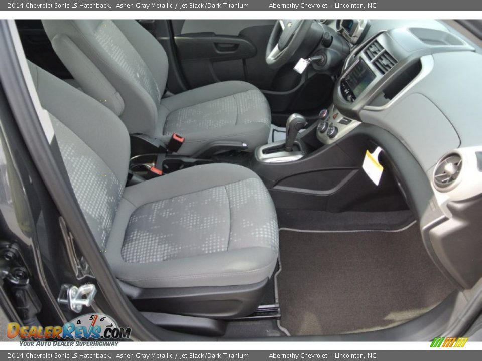 2014 Chevrolet Sonic LS Hatchback Ashen Gray Metallic / Jet Black/Dark Titanium Photo #17