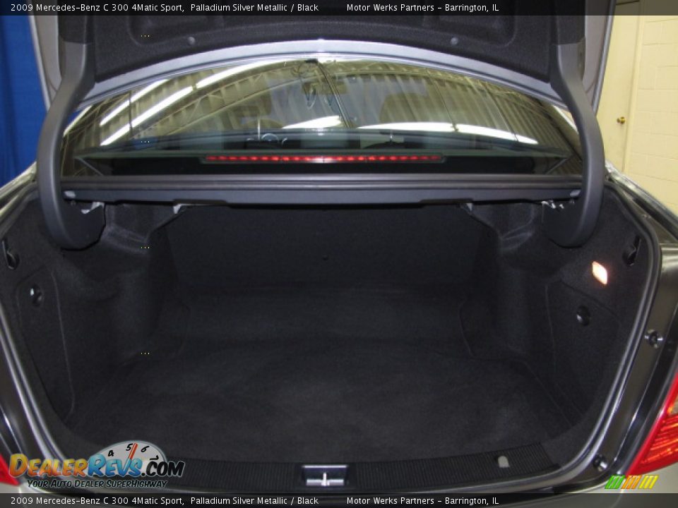2009 Mercedes-Benz C 300 4Matic Sport Palladium Silver Metallic / Black Photo #9